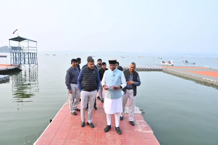 भोपाल के बड़े तालाब में 26 नवंबर से नेशनल रोइंग चैंपियनशिप शुरू, खेल मंत्री विश्वास कैलाश सारंग ने किया निरीक्षण