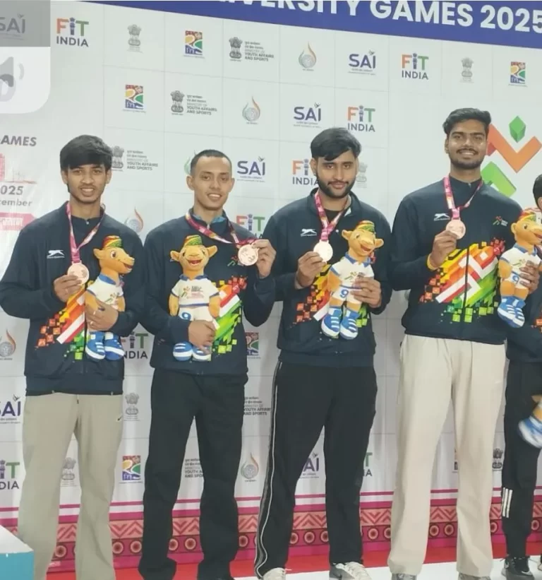 मध्यप्रदेश फेंसिंग टीम का दमदार प्रदर्शन, खेलो इंडिया यूनिवर्सिटी गेम्स में जीता ब्रॉन्ज