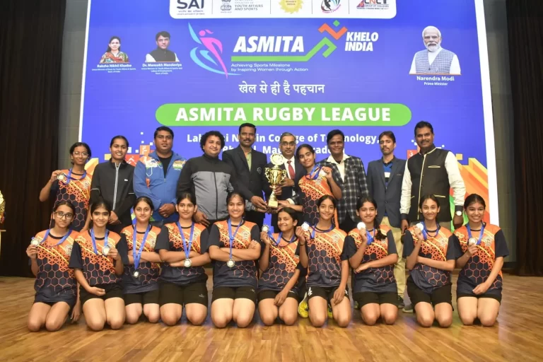 एलएनसीटी भोपाल में खेलो इंडिया अस्मिता रग्बी लीग संपन्न, रिकॉर्ड बालिकाओं की भागीदारी