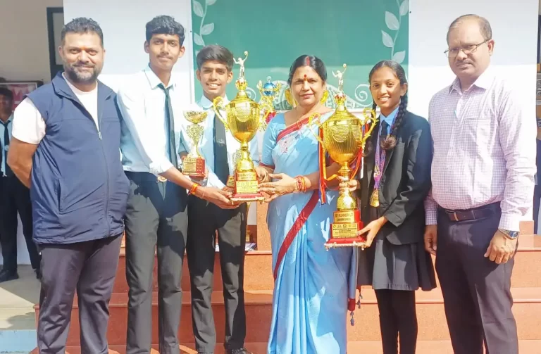 मॉडल स्कूल के छात्रों ने टारगेट बॉल प्रतियोगिता में चमक बिखेरी, मध्य प्रदेश को मिले दो सिल्वर मेडल