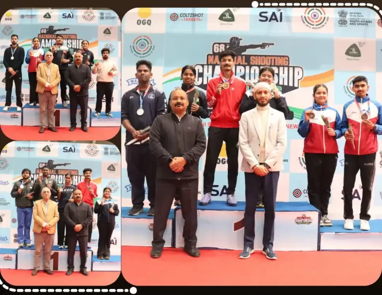 68वीं राष्ट्रीय निशानेबाज़ी चैंपियनशिप प्रतियोगिताओं में सेना की लक्ष्यिता बिश्नोई और शरवन कुमार ने सीनियर मिक्स्ड टीम स्वर्ण जीता