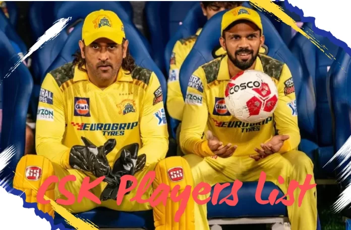 CSK Players List