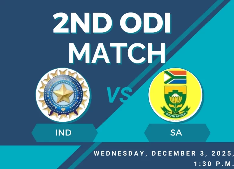 IND vs SA 2nd ODI: यहां देखें लाइव मैच, समय और प्रसारण की पूरी डिटेल