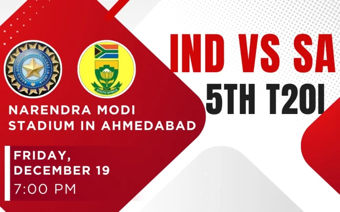 IND vs SA 5th T20I