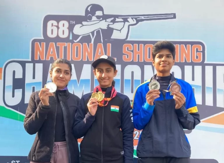 दिल्ली की अद्या कट्याल ने नेशनल चैंपियनशिप में जूनियर महिला ट्रैप का खिताब जीता