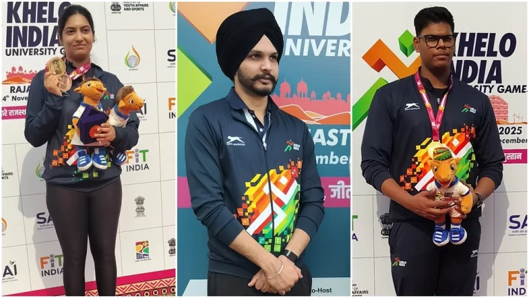खेलो इंडिया यूनिवर्सिटी गेम्स: सरबजोत को बड़ा झटका, बीटेक छात्र ने जीता गोल्ड