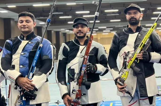 68वीं एनएससीसी में ऐश्वर्य प्रताप सिंह का 50 मीटर 3पी में विश्व रिकॉर्ड स्कोर के साथ स्वर्ण, गुरजोत सिंह ने स्कीट स्वर्ण जीता