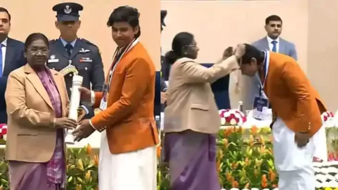 Vaibhav Suryavanshi was honored by President Draupadi Murmu.