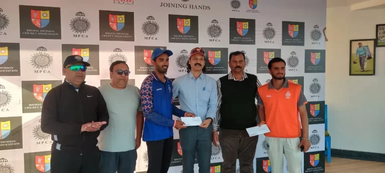 परमानंद भाई पटेल ट्रॉफी U-22: भोपाल ने पहली पारी की बढ़त से हासिल किए 3 अंक