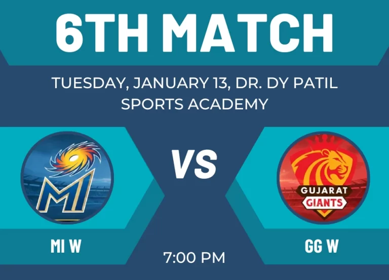 मुंबई इंडियंस बनाम गुजरात जायंट्स: WPL 2026 के छठे मैच की लाइव स्ट्रीमिंग कैसे देखें