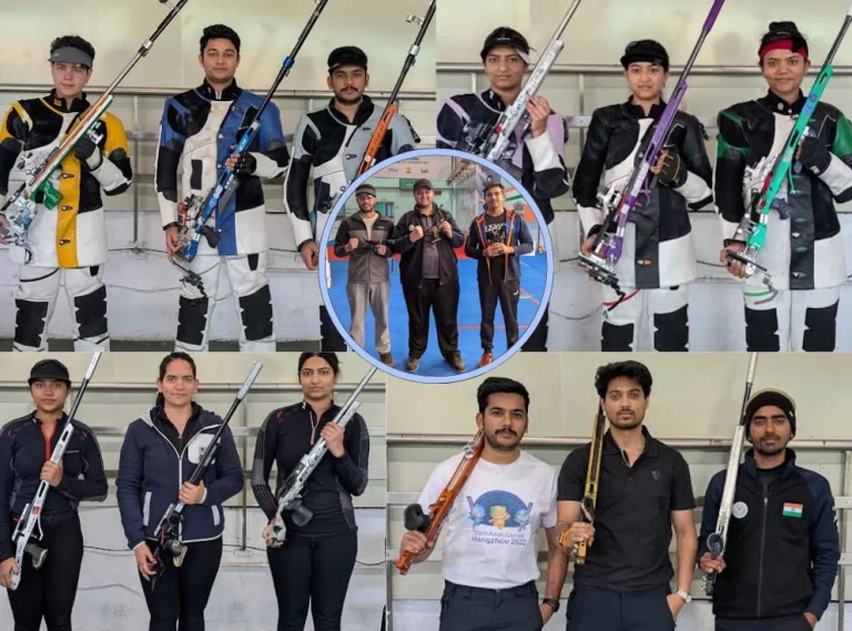 50 मीटर 3 पोज़िशन्स में तिलोत्तमा और नीरज विजेता, 25 मीटर रैपिड फायर पिस्टल में राजकंवर सिंह शीर्ष पर