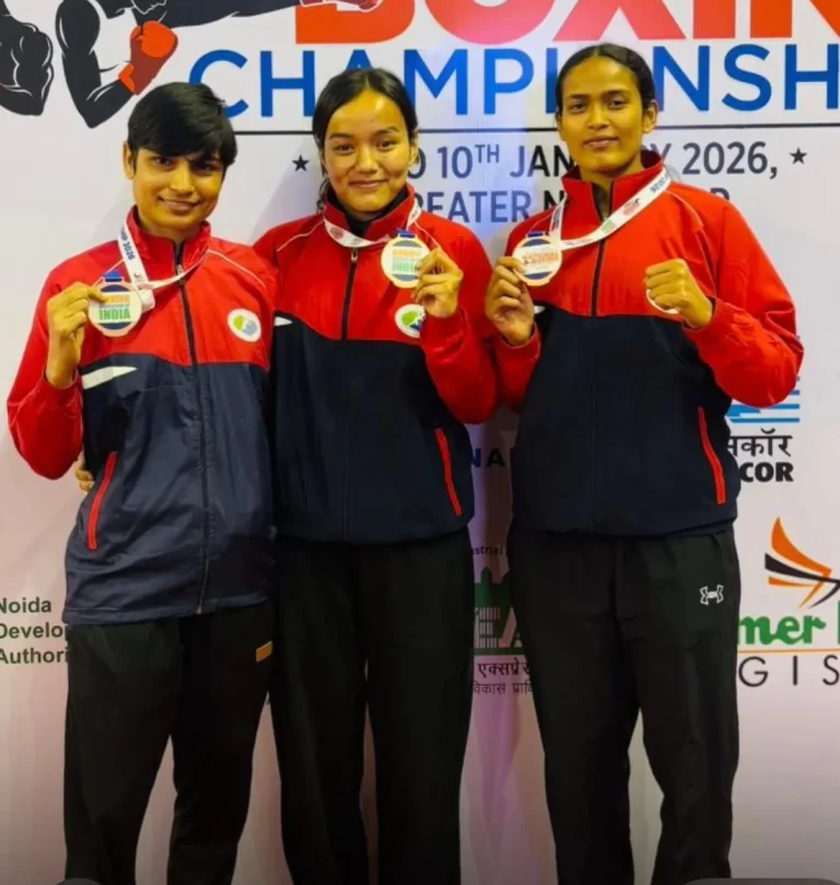 नेशनल बॉक्सिंग चैंपियनशिप में एकेडमी की तीन महिला मुक्केबाजों ने जीते कांस्य पदक
