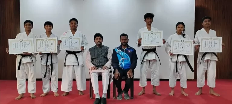 आदर्श और यश बने ब्लैक बेल्ट, भोपाल के छह कराते खिलाड़ियों को बड़ी सफलता