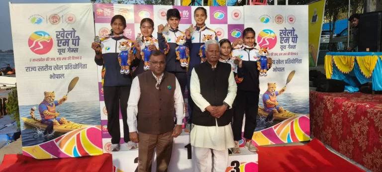 खेलो एमपी यूथ गेम्स 2026: लोअर लेक में कयाकिंग-कैनोइंग मुकाबले, भोपाल के खिलाड़ियों का शानदार प्रदर्शन
