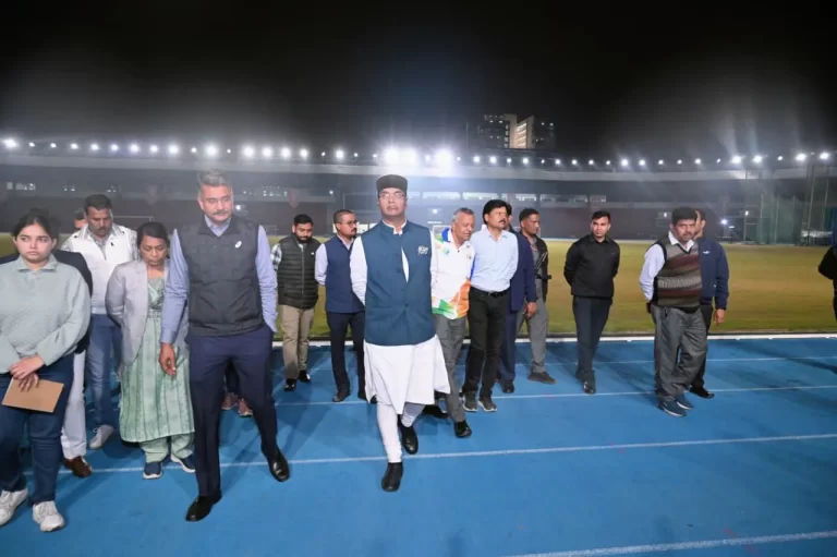 खेलो एमपी यूथ गेम्स के शुभारंभ की तैयारियों का मंत्री विश्वास सारंग ने लिया जायजा