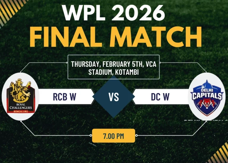 WPL फाइनल 2026: रॉयल चैलेंजर्स बेंगलुरु और दिल्ली कैपिटल्स का पूरा शेड्यूल और वेन्यू