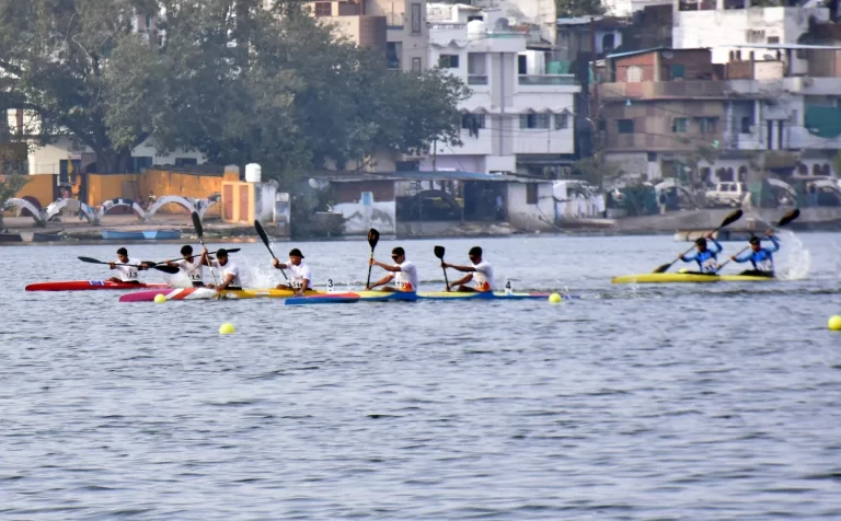36वीं राष्ट्रीय केनो स्प्रिंट चैंपियनशिप: मेजबान मध्यप्रदेश का जल क्रीड़ा में दबदबा