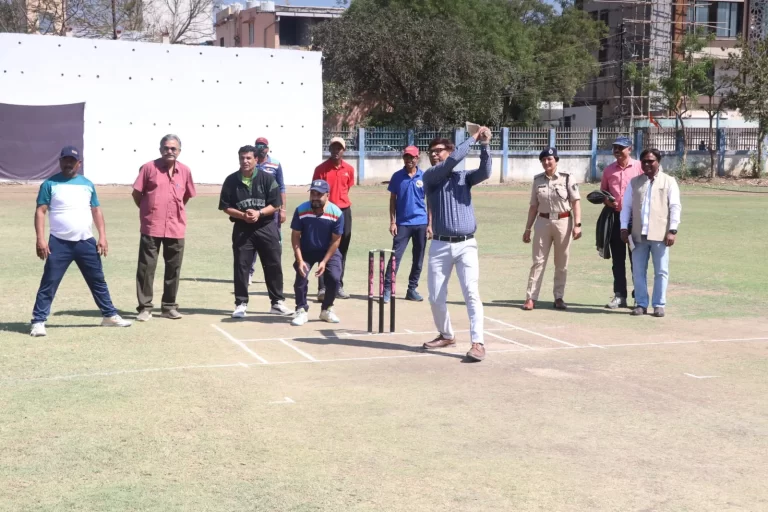 नेशनल स्पोर्ट्स टाइम्स (एनएसटी) का 6वें मीडिया खेल कार्निवाल: अश्विन की नाबाद 69 रन की पारी, श्रीकांत उपासे गेंदबाजी में चमके