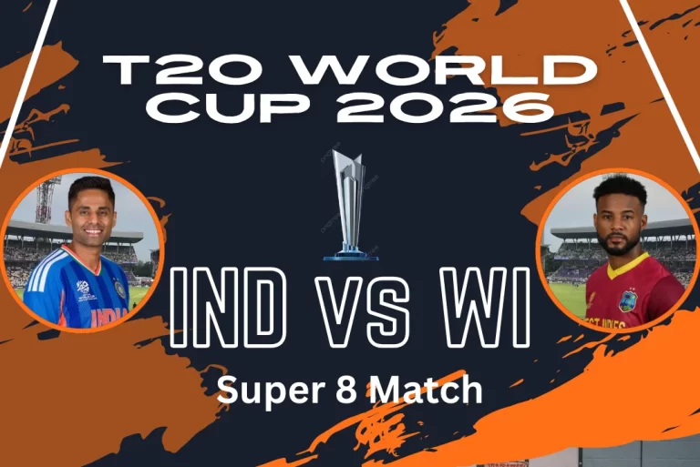 भारत-वेस्टइंडीज मैच का सीधा प्रसारण, ऐसे देखें टी20 वर्ल्ड कप सुपर-8 का लाइव टेलीकास्ट