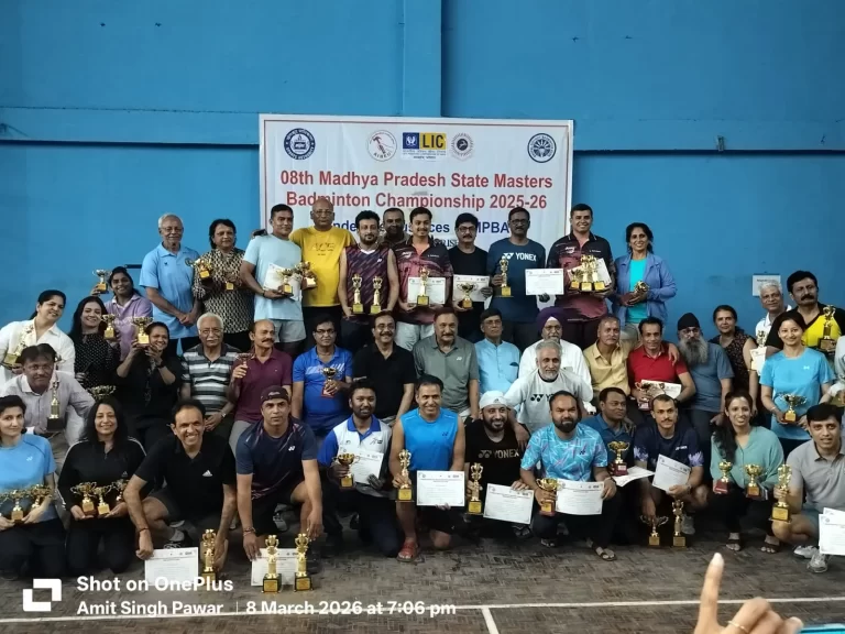 मास्टर्स बैडमिंटन: 70+ वर्ग में जीएस जुनेजा स्टेट चैंपियन
