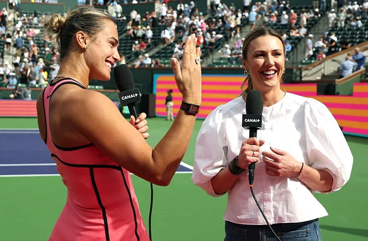 इंडियन वेल्स में जीत के दौरान अर्यना सबालेनका ने दिखाई सगाई की अंगूठी