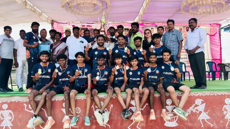 थ्रो बॉल फेडरेशन कप में मध्यप्रदेश पुरुष टीम उपविजेता, शानदार प्रदर्शन