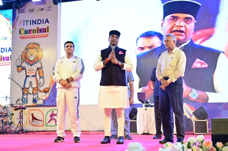 टीटी नगर स्टेडियम में फिट इंडिया कार्निवल का आगाज