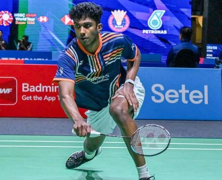 बैडमिंटन एशिया चैंपियनशिप: आयुष शेट्टी का धमाका, वर्ल्ड नंबर-7 फेंग को सीधे गेम में हराया