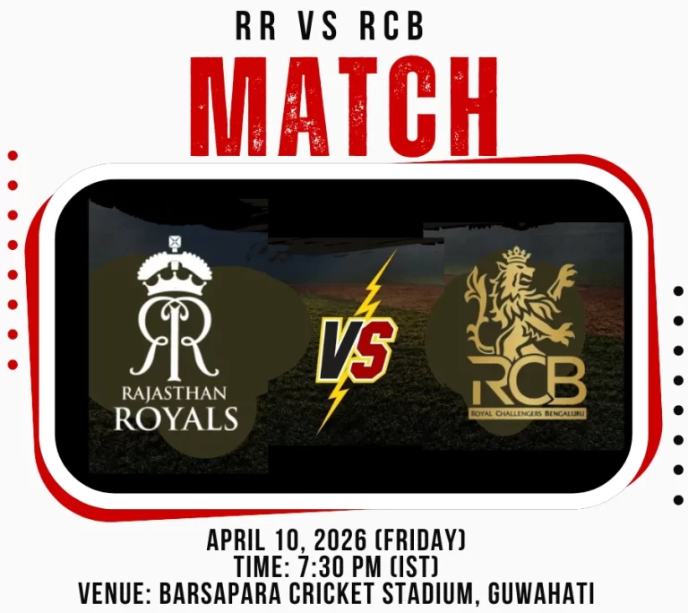 RR vs RCB मैच प्रीव्यू: हेड टू हेड, संभावित प्लेइंग 11, पिच रिपोर्ट और लाइव स्ट्रीमिंग की पूरी जानकारी