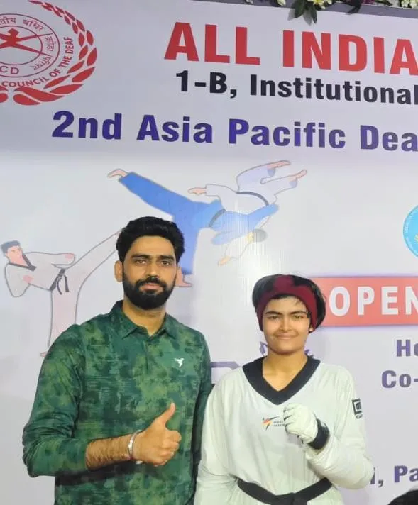 एशिया पैसिफिक डेफ ताइक्वांडो चैंपियनशिप 2026 के लिए कनिष्का शर्मा का चयन