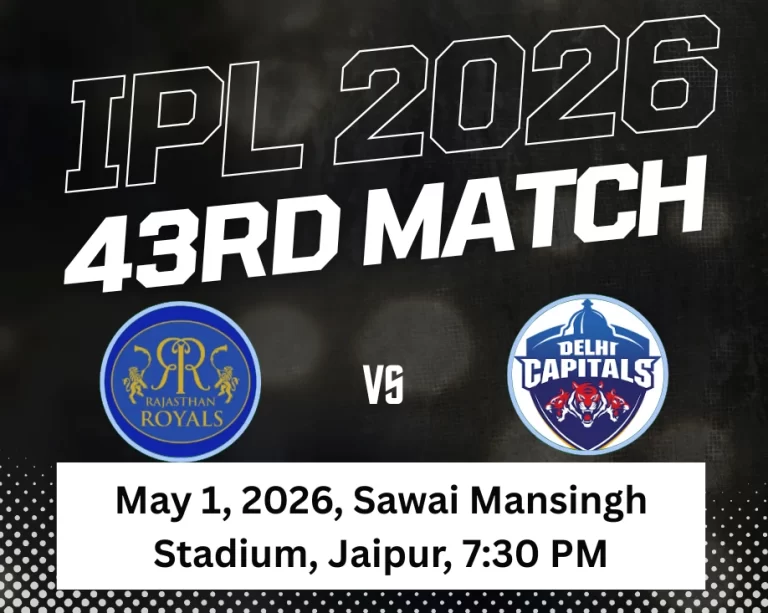 RR vs DC मैच की हेड टू हेड, पिच रिपोर्ट और संभावित प्लेइंग 11, लाइव स्ट्रीमिंग जानकारी