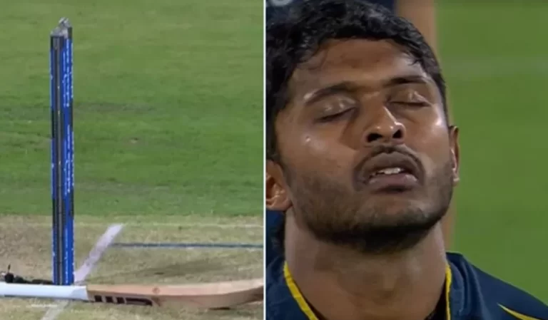RCB vs GT : साई सुदर्शन के साथ अनोखा वाकया, चौके के बाद भी हुए आउट