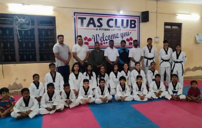 ताइक्वांडो कलर बेल्ट परीक्षा टास क्लब भेल भोपाल में सम्पन्न