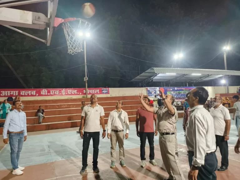 पांचवें सुपर-12 बास्केटबॉल टूर्नामेंट का आगाज, भोपाल डिस्ट्रिक्ट ने जीता उद्घाटन मुकाबला