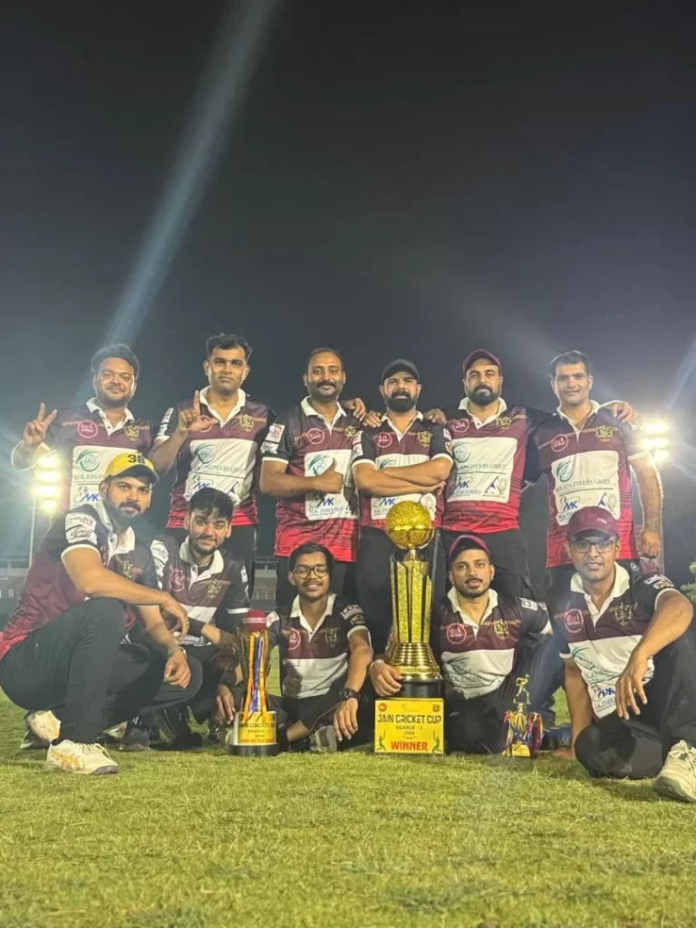 जैन क्रिकेट कप 2026 का समापन, जैन टाइटंस बनी चैंपियन