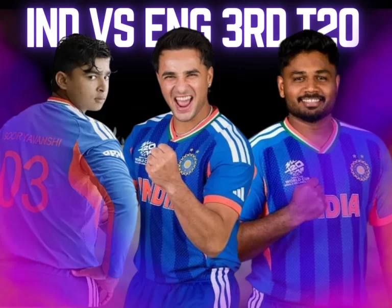 इंग्लैंड के खिलाफ तीसरे टी20 के लिए भारत की संभावित प्लेइंग 11, वैभव-अभिषेक पर भरोसा