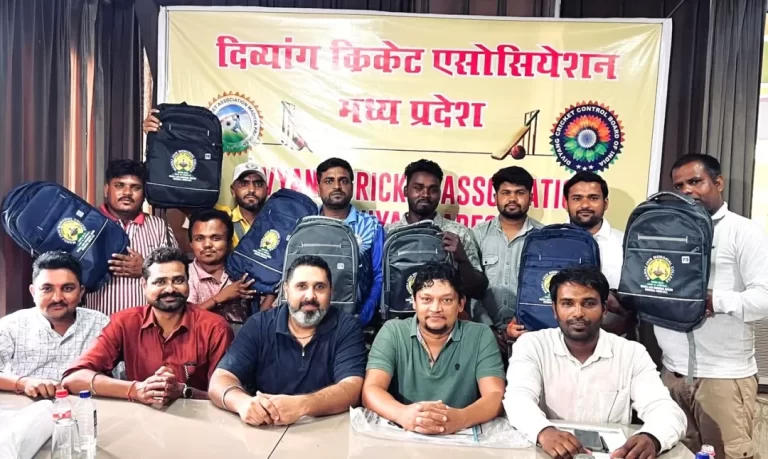 दिव्यांग क्रिकेट को मिलेगी नई दिशा, मध्यप्रदेश में संभागीय कप्तानों के लिए जागरूकता कार्यशाला