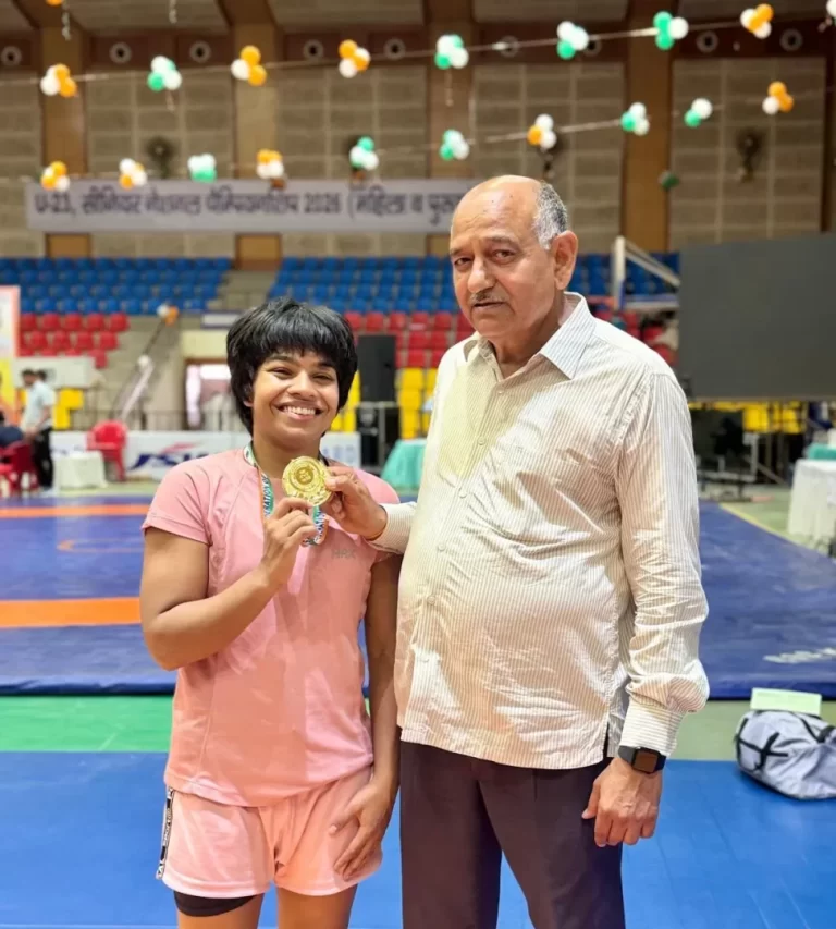 U-23 राष्ट्रीय कुश्ती चैंपियनशिप में प्रियांशी प्रजापत ने जीता स्वर्ण