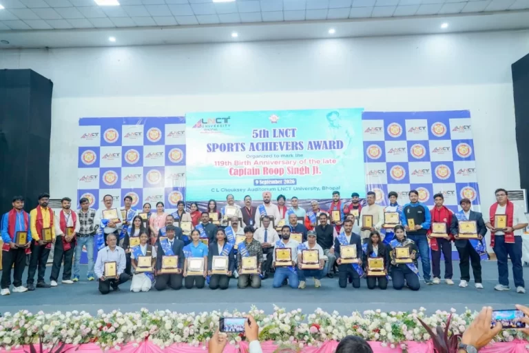 5 वां एलएनसीटी अवॉर्ड: खेल प्रतिभाओं एवं विशेषज्ञों को मिला सम्मान
