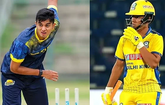 Aryavir Sehwag and Anvay Dravid