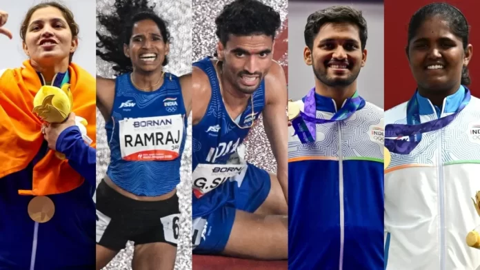 Asian-Games-Medalist-Neeru-Dhanda-Vithya-Ramraj-Gulveer-Singh-Rudrankksh-Patil-Kumkum-Mohod