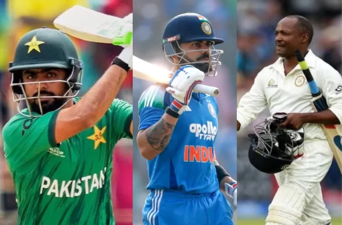 Babar Azam, Virat Kohli, Brian Lara