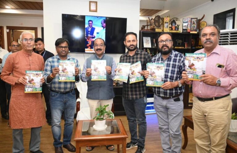 खेल मंत्री अरुण साव ने खेल पत्रिका नेशनल स्पोर्ट्स टाइम्स छत्तीसगढ़ का विमोचन किया 