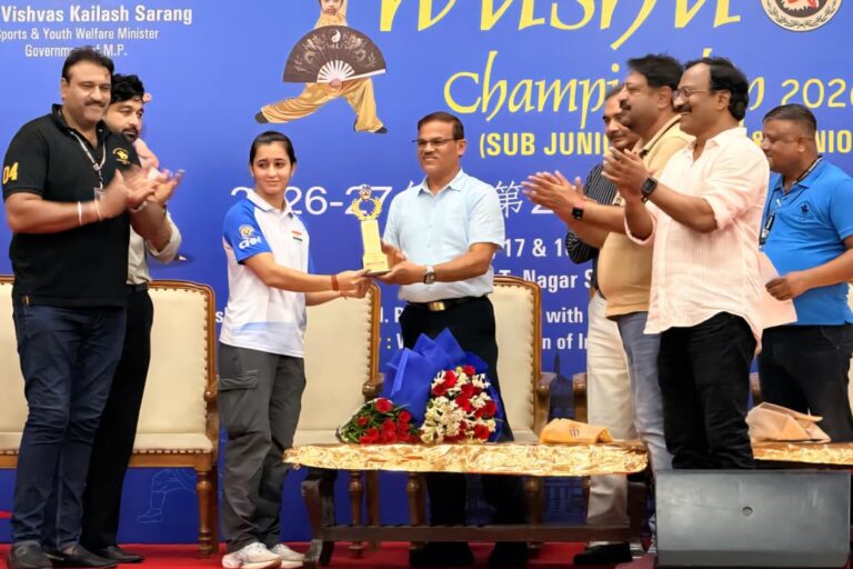 25वीं राज्य वूशु स्पर्धा में अशोकनगर बना चैंपियन