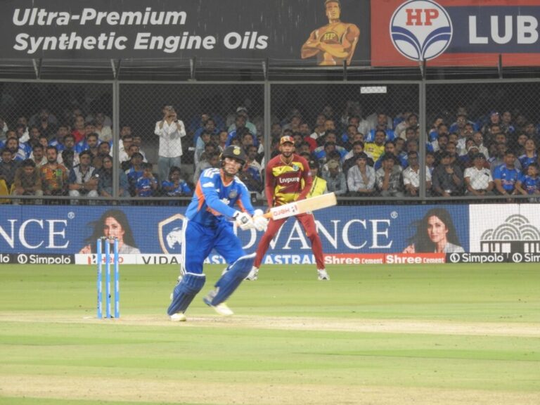 IND vs WI 3rd T20I: अभिषेक शर्मा का बल्ला गरजा, वेस्टइंडीज को जीत के लिए बनाने होंगे 224 रन