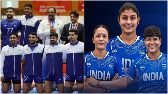 Indian men's and women's kabaddi teams