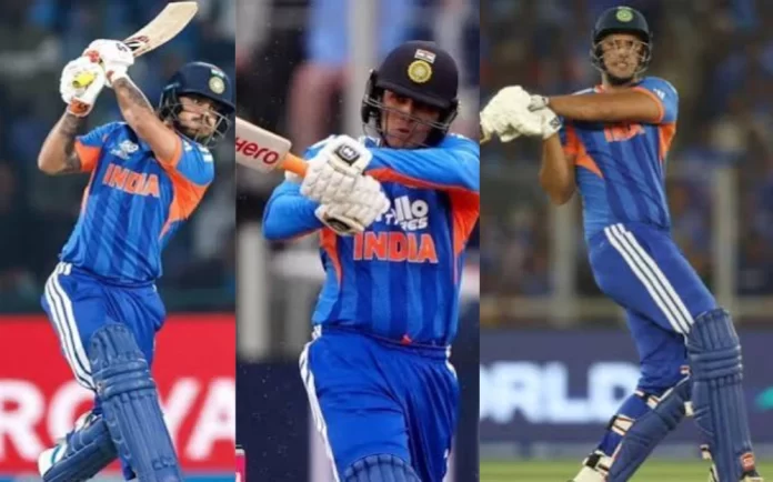 Ishan Kishan, Abhishek Sharma, and Shivam Dube