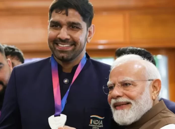 Narendra Barwal and PM Narendra Modi