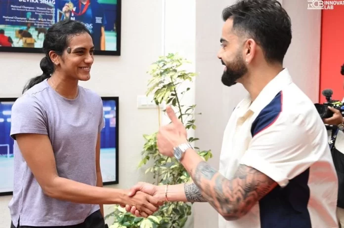 PV Sindhu and Virat Kohli