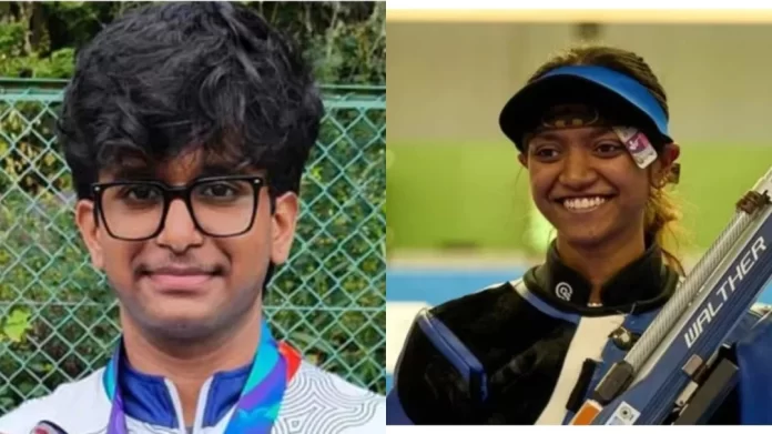 Parth Mane and Elavenil Valarivan
